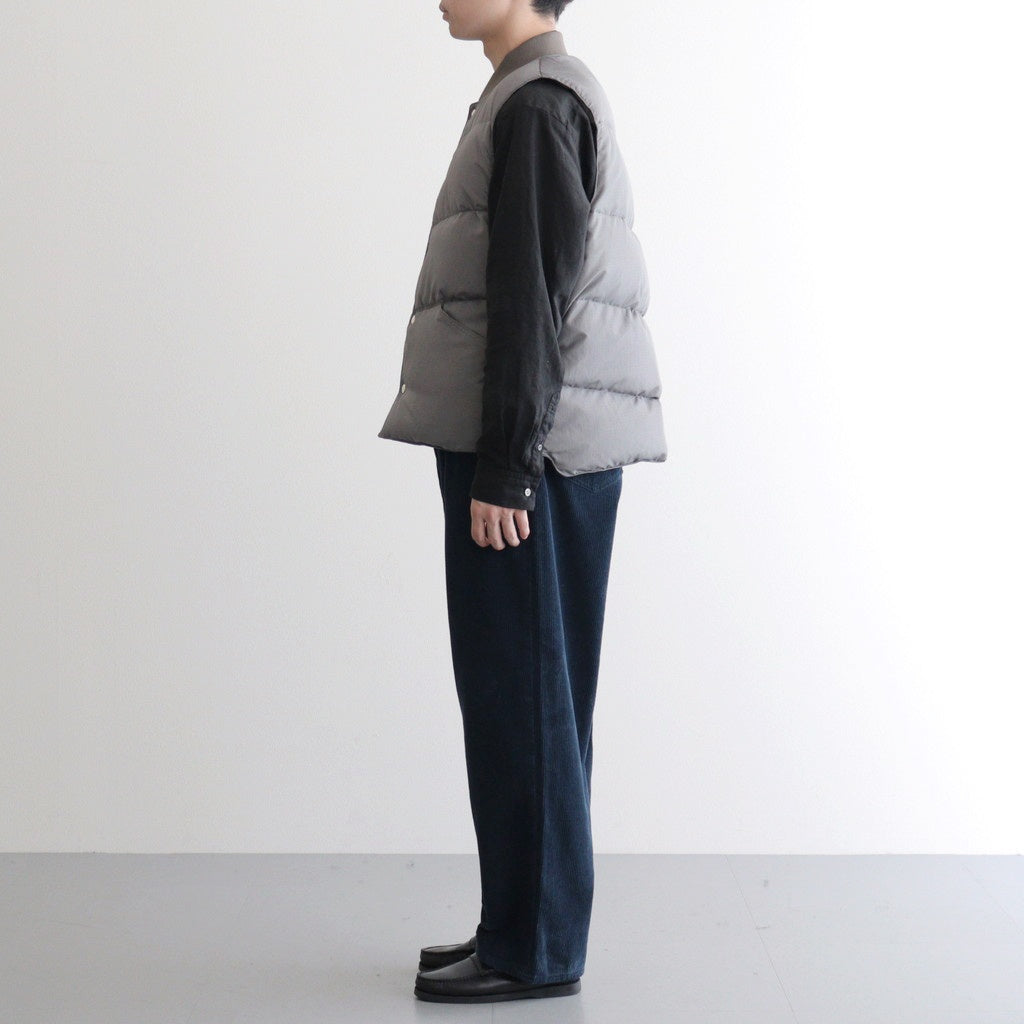 MOUNTAINEER DOWN VEST #D.GRAY [PMAU-VT01]