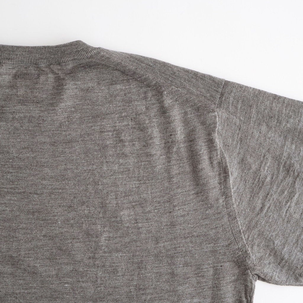 CHOMA CREW NECK #GREIGE [BN-26SM-058]