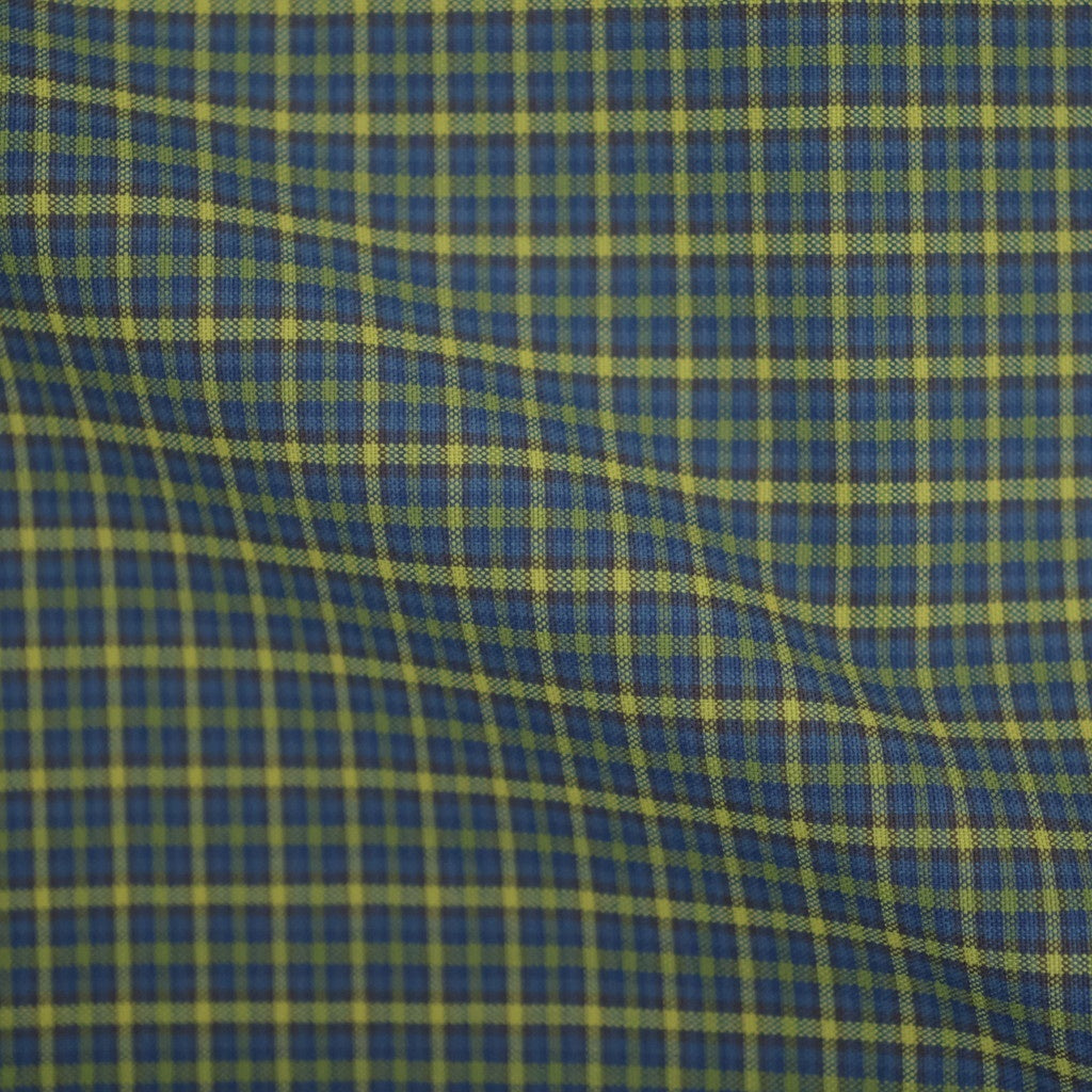 REGULAR FIT DRESS SHIRT #GREEN CHECK [A26C11SH01C]