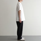 7oz Pocket Tee #Off White X Purple [N25SI102]