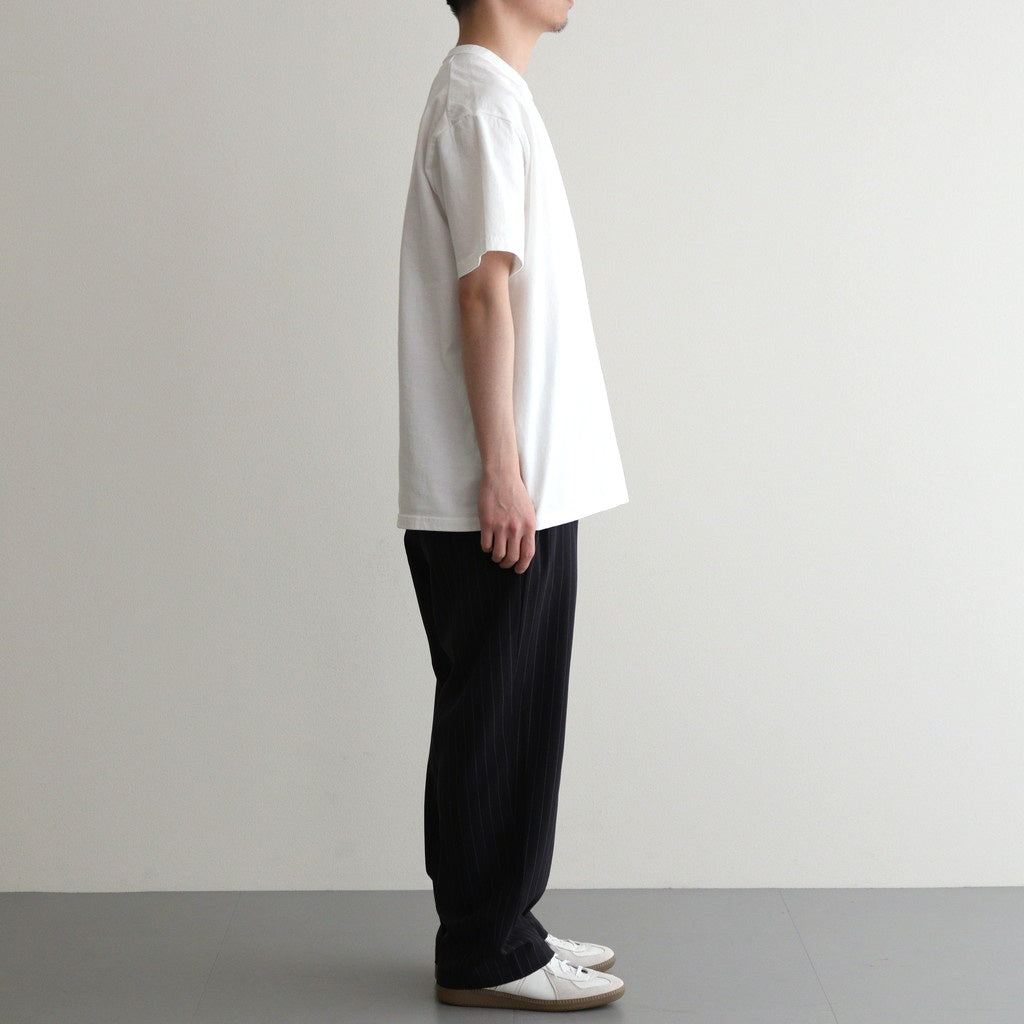 7oz Pocket Tee #Off White X Purple [N25SI102]