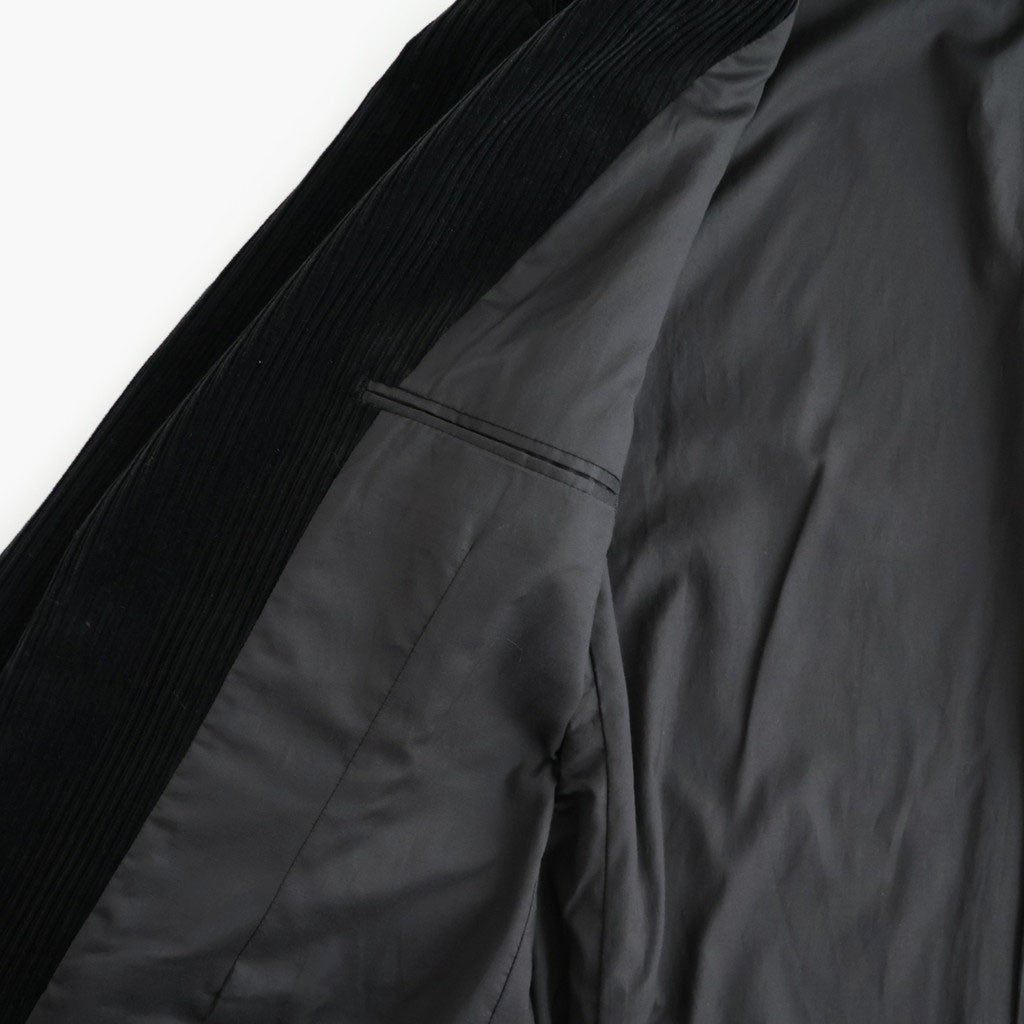 MIXED-WALE CORDUROY TAILORED JACKET #BLACK [26W-BIS-JK11]