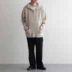 Yak×Ca/Wool Half Zip #White Mix [NEP-AW2524W]