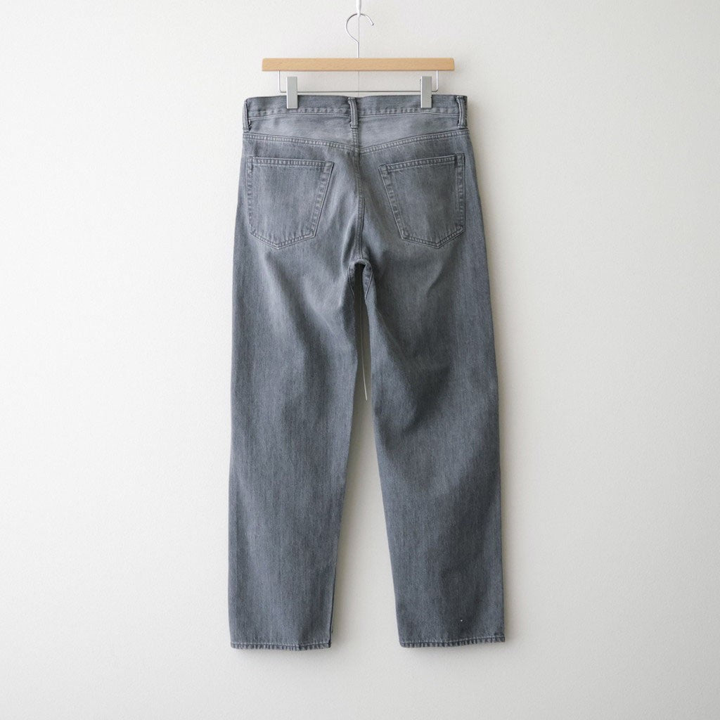 Selvage Denim Straight Pants #Vintage Black [S26FC076]