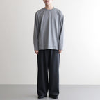 COMFORT FIT L/S Tee #DOLPHIN GREY [A25C05CS03C]