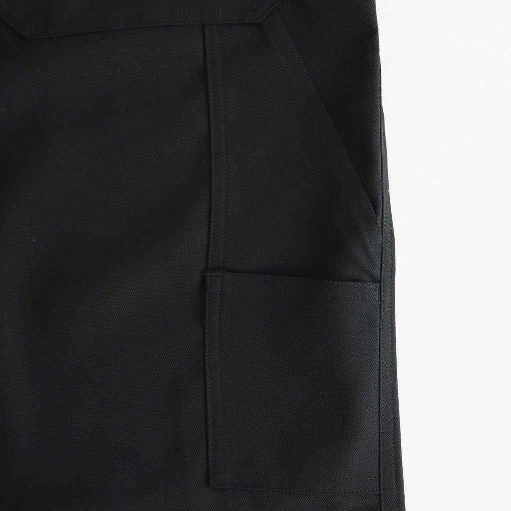 WIDE CARPENTER PANTS II #BLACK [A25C06PT03C]