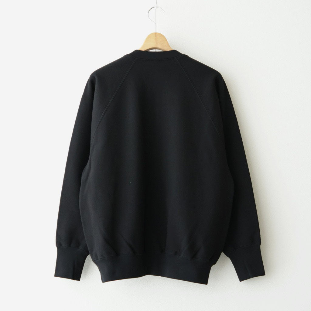 HIGH BULKY JUMBERCA URAKE ZIP UP BLOUSON #BLACK [BN-26FM-043]