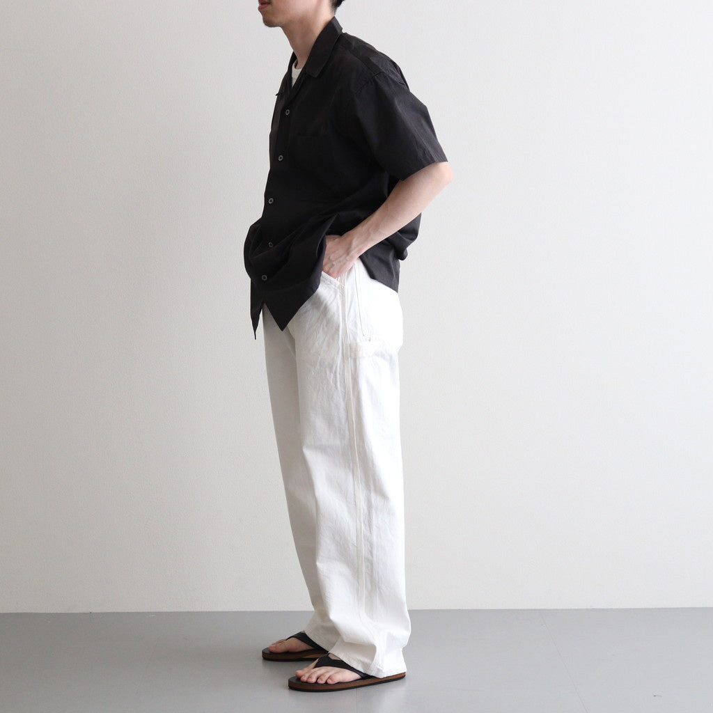 DENIM PAINTER TROUSERS #OFF WHITE [PMAT-PT09]