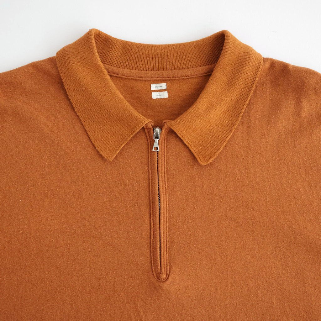 Co/Silk Nep Harf-zip P/O #DustyOrange [BHS25S037F26]