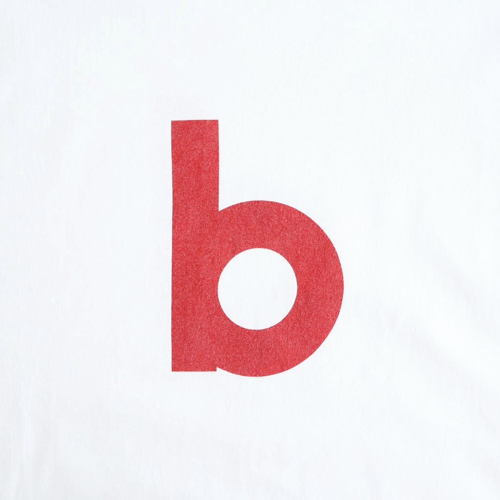 bd Print Tee WIDE #White×Red-PT [bROOTS25S34S26A]