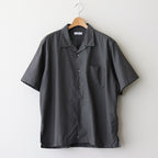 Open Collar Panama S/S Shirt #Gray [S25SG119]