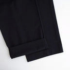 TRIPLE PLEATED WIDE TROUSERS #NAVY [A26A93PT03C]