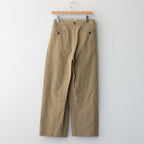 COTTON CHINO TUCK TR #KHAKI [16832 40039]