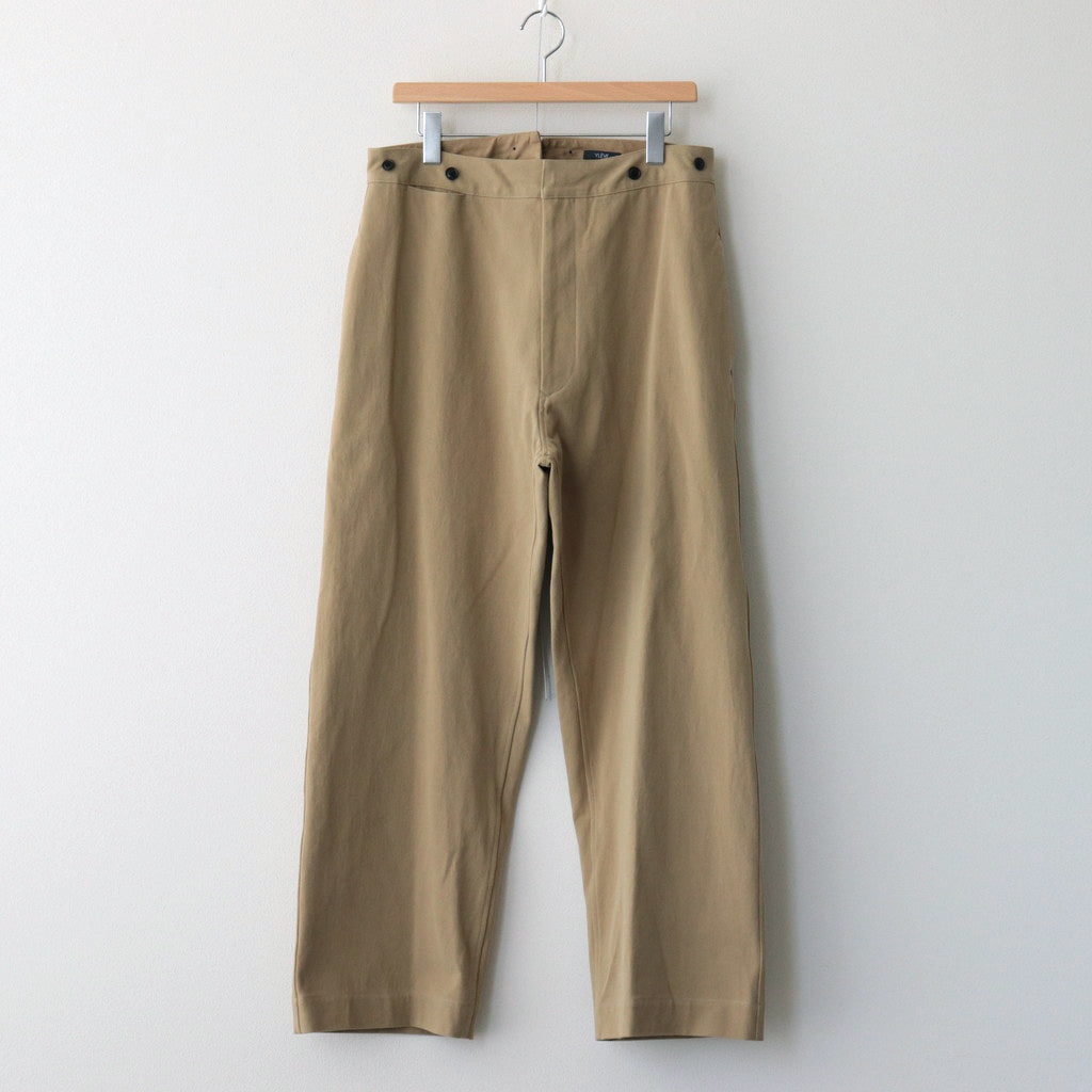 COTTON CHINO TR #KHAKI [17032 40041]