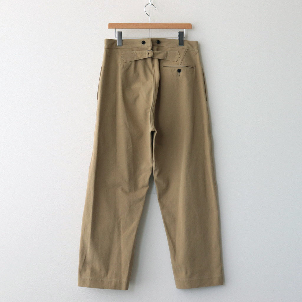 COTTON CHINO TR #KHAKI [17032 40041]