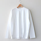 ORGANIC COTTON JERSEY L/S T #WHITE [17031 66309]