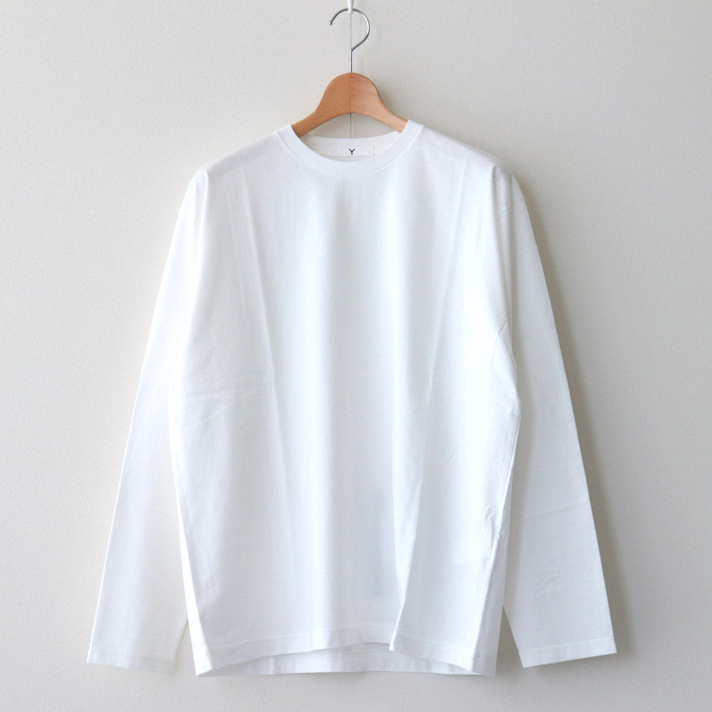 ORGANIC COTTON JERSEY L/S T #WHITE [17031 66309]