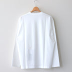 ORGANIC COTTON JERSEY L/S T #WHITE [17031 66309]