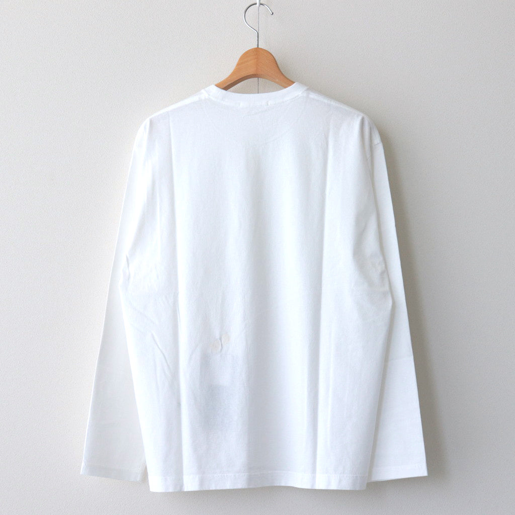 ORGANIC COTTON JERSEY L/S T #WHITE [17031 66309]