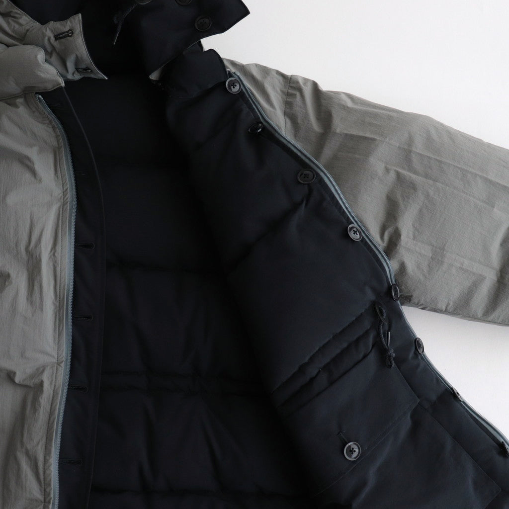 Reversible Down Jacket #Navy × Grey [6023-2507]