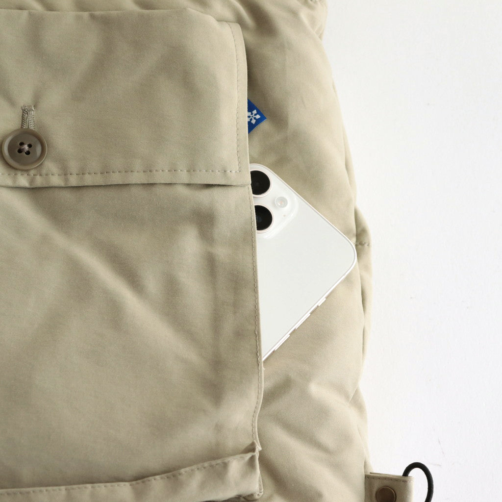 Reversible Down Jacket #Beige x Beige [6023-2507]