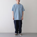 High Bulky Pocket Tee #Sax [NT3422N]