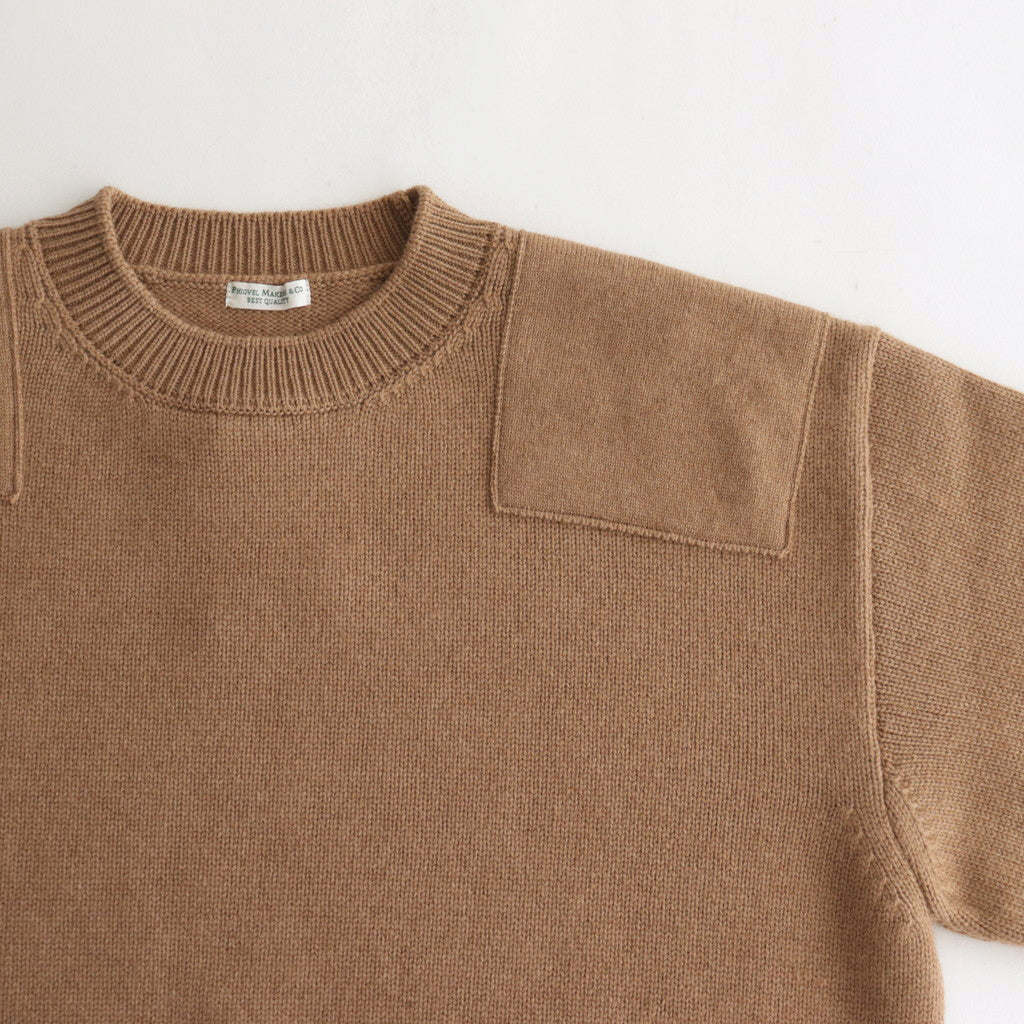 CAMEL YARN COMMANDO SWEATER #CAMEL [PMAQ-KN03]