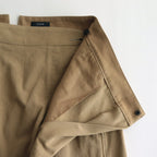 COTTON CHINO TUCK TR #KHAKI [16832 40039]