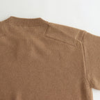 CAMEL YARN COMMANDO SWEATER #CAMEL [PMAQ-KN03]