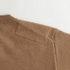 CAMEL YARN COMMANDO SWEATER #CAMEL [PMAQ-KN03]