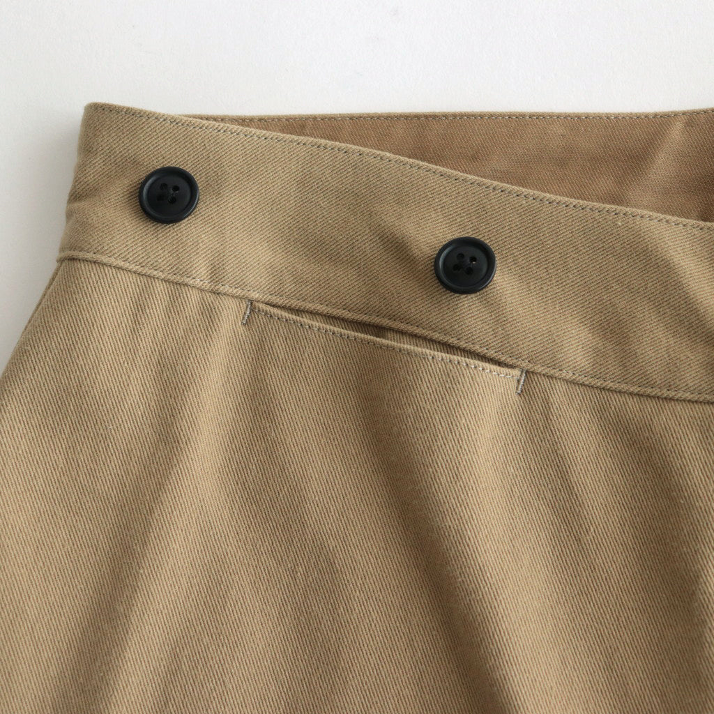 COTTON CHINO TR #KHAKI [17032 40041]