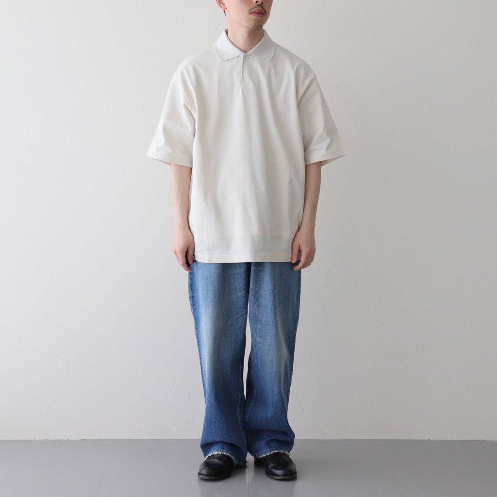 LOOSE STRAIGHT FIT JEANS #BLEACHED [M24B-10PT02C]