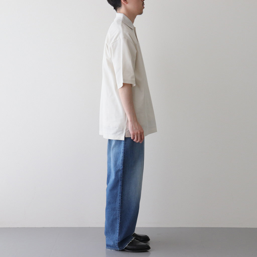 LOOSE STRAIGHT FIT JEANS #BLEACHED [M24B-10PT02C]