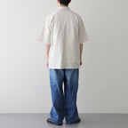 LOOSE STRAIGHT FIT JEANS #BLEACHED [M24B-10PT02C]