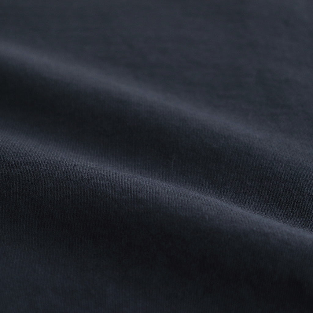 ORGANIC COTTON BLEND HEAVY WEIGHT FLEECE CREW NECK #NAVY [17031 66306]