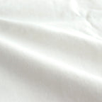 ORGANIC COTTON BLEND HEAVY WEIGHT FLEECE HALF ZIP #WHITE [17032 66326]