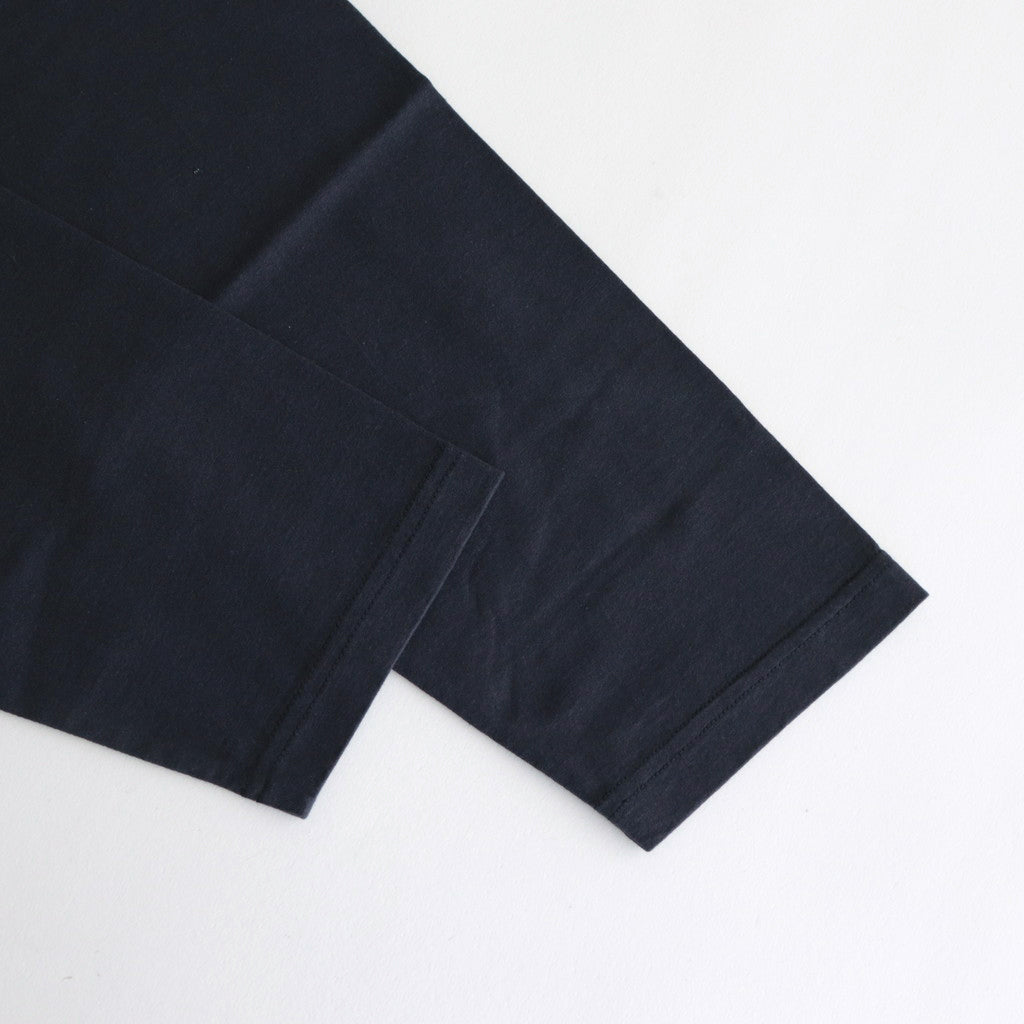 ORGANIC COTTON JERSEY L/S T #NAVY [17031 66309]