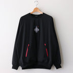 NYLON CREW NECK #BLACK [SOLFW23CS01]