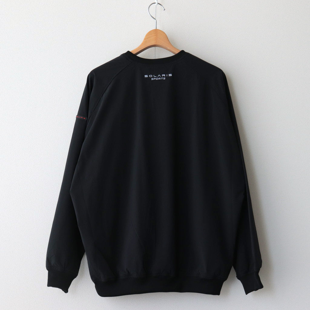 NYLON CREW NECK #BLACK [SOLFW23CS01]