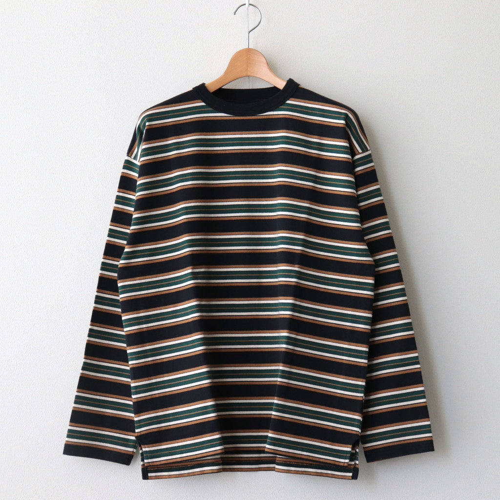 BORDER LS TOP #NAVYxIVORY [PMAQ-CL05]