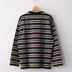 BORDER LS TOP #NAVYxIVORY [PMAQ-CL05]