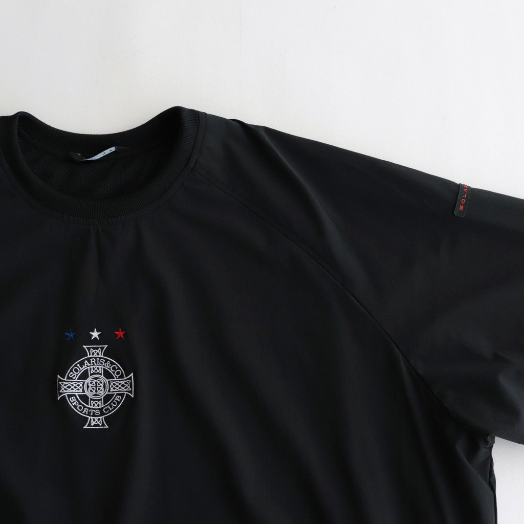 NYLON CREW NECK #BLACK [SOLFW23CS01]