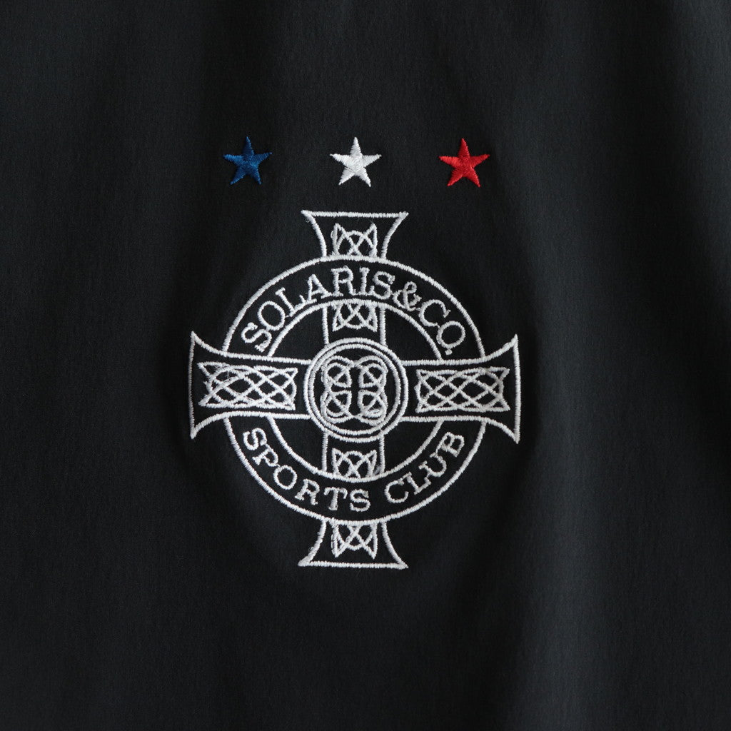 NYLON CREW NECK #BLACK [SOLFW23CS01]