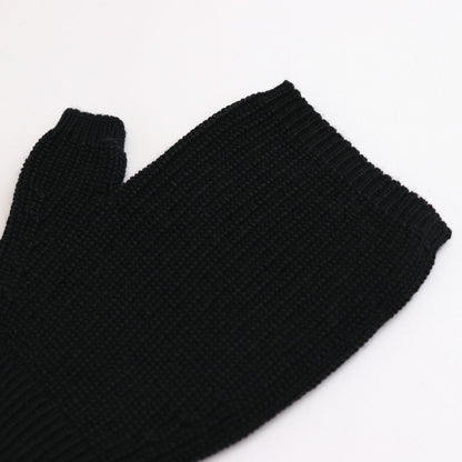 SOLID WOOL UNITE GLOVES #BLACK [BN-24FI-009]