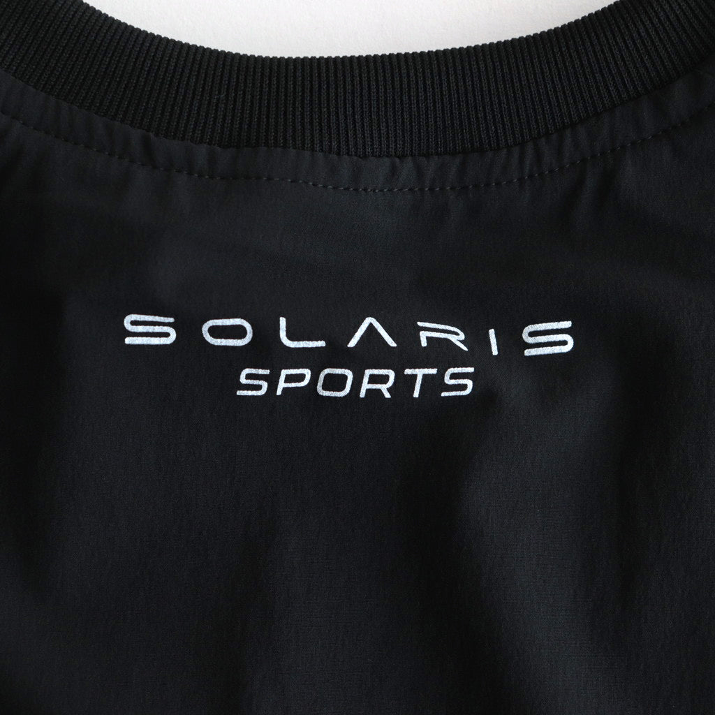 NYLON CREW NECK #BLACK [SOLFW23CS01]