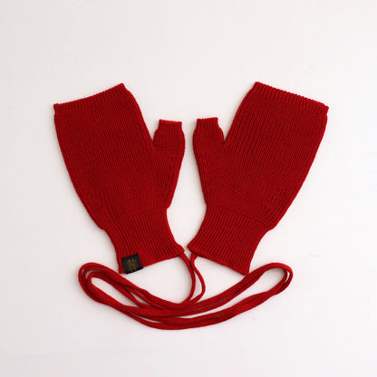 SOLID WOOL UNITE GLOVES #RED [BN-24FI-009]