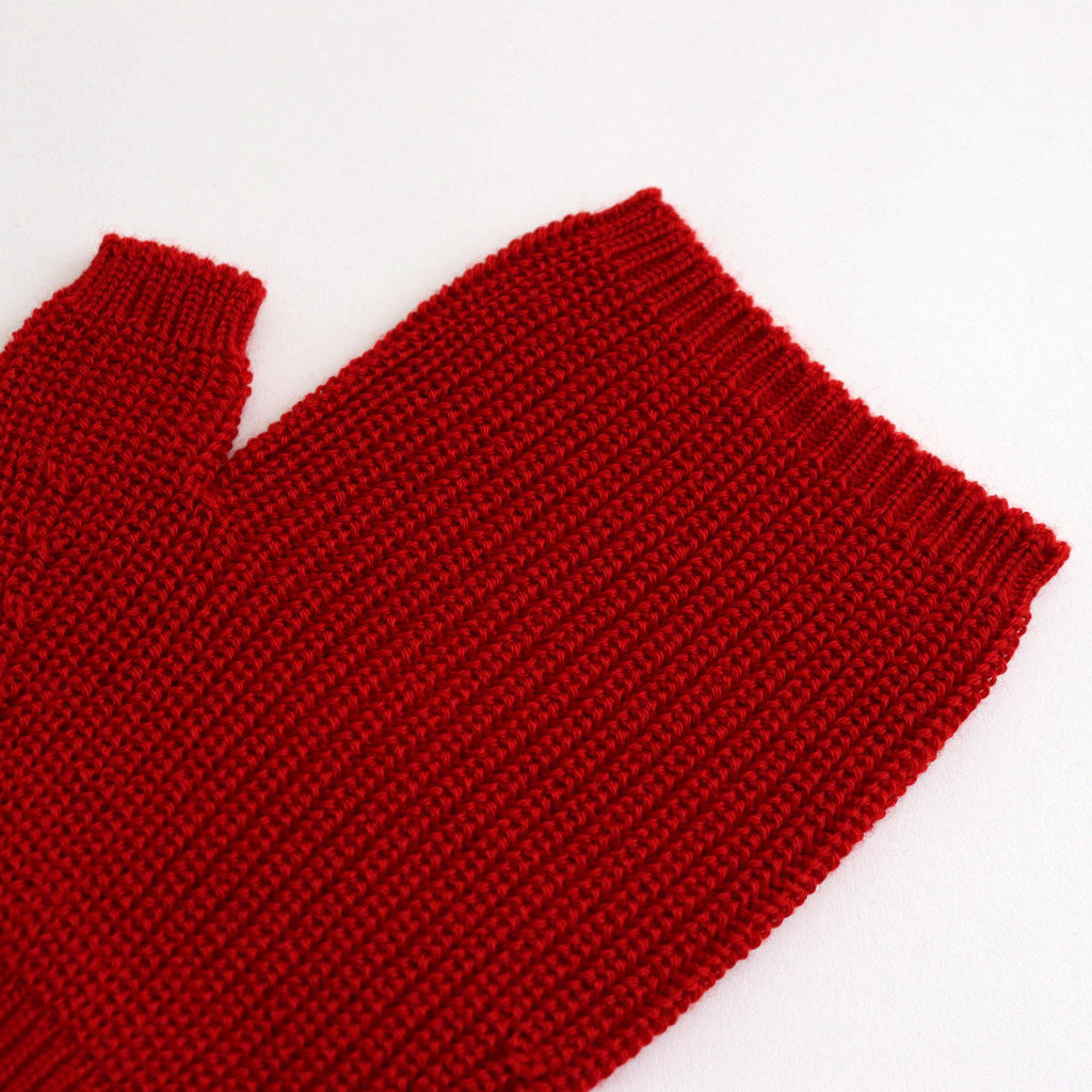 SOLID WOOL UNITE GLOVES #RED [BN-24FI-009]