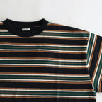 BORDER LS TOP #NAVYxIVORY [PMAQ-CL05]