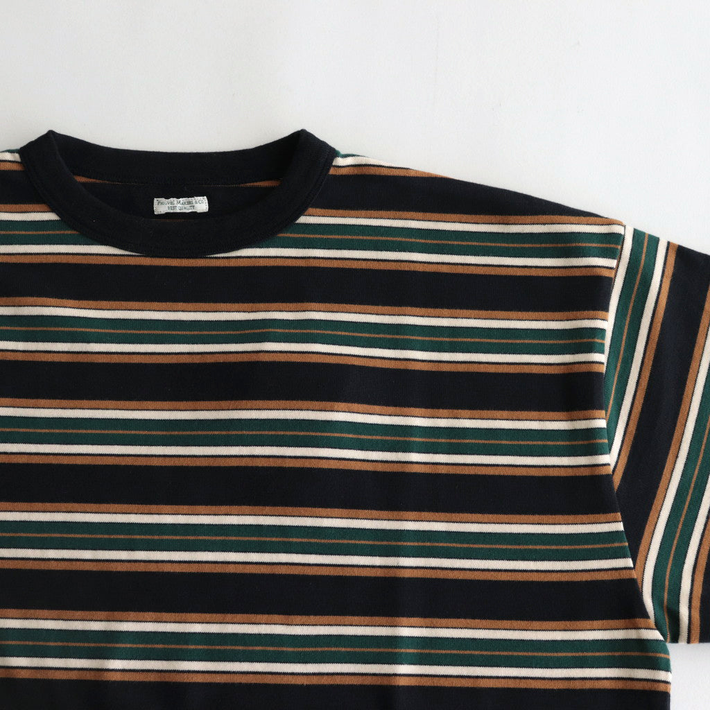 BORDER LS TOP #NAVYxIVORY [PMAQ-CL05]