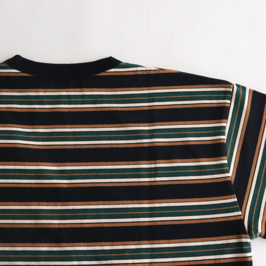 BORDER LS TOP #NAVYxIVORY [PMAQ-CL05]